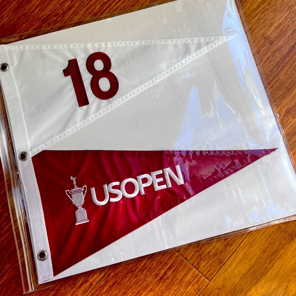 2023 US Open Championship LACC Embroidered Official Pennant Pin Flag